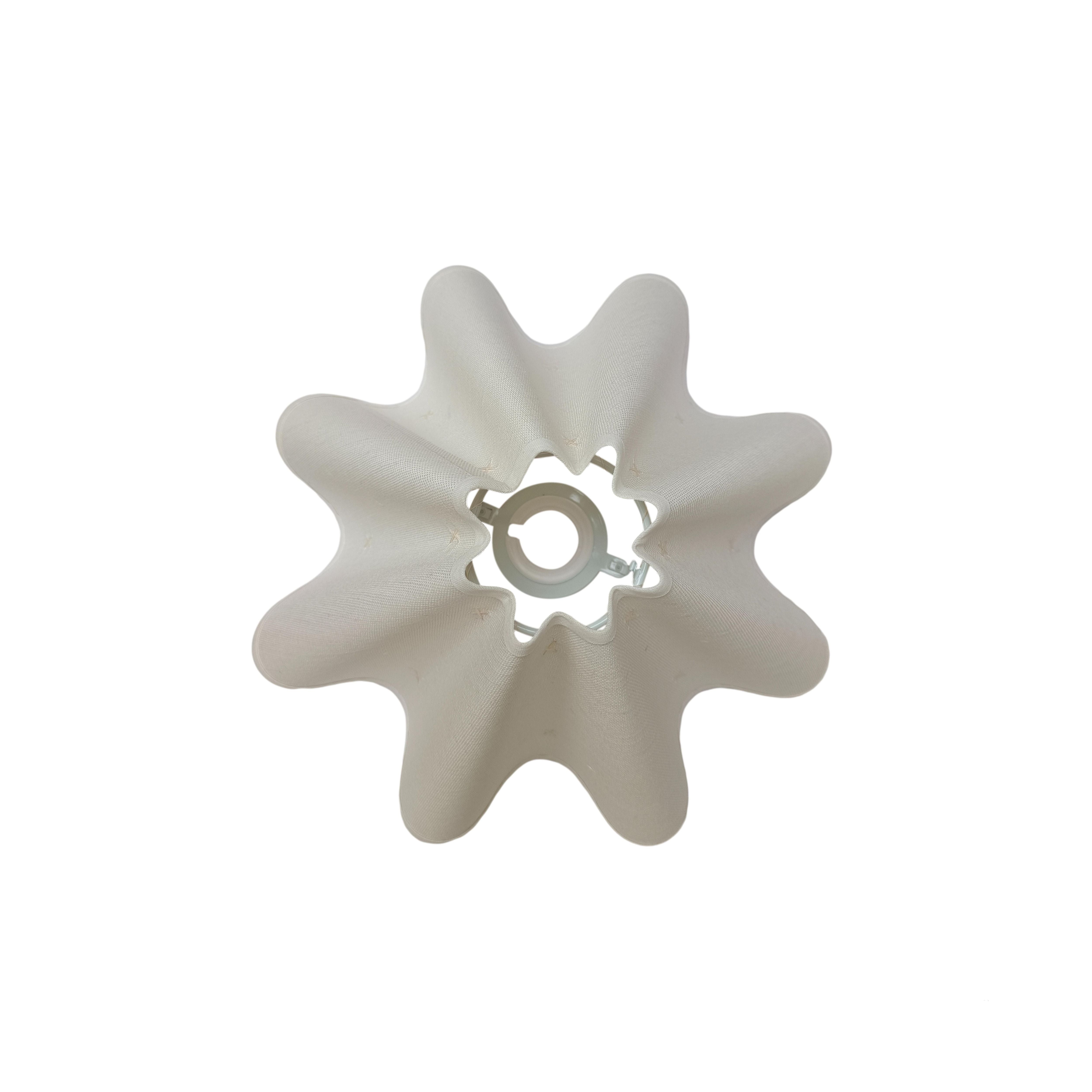 Baby Wavy Lampshade in Off White Cotton A Considered Space x Munro and Kerr