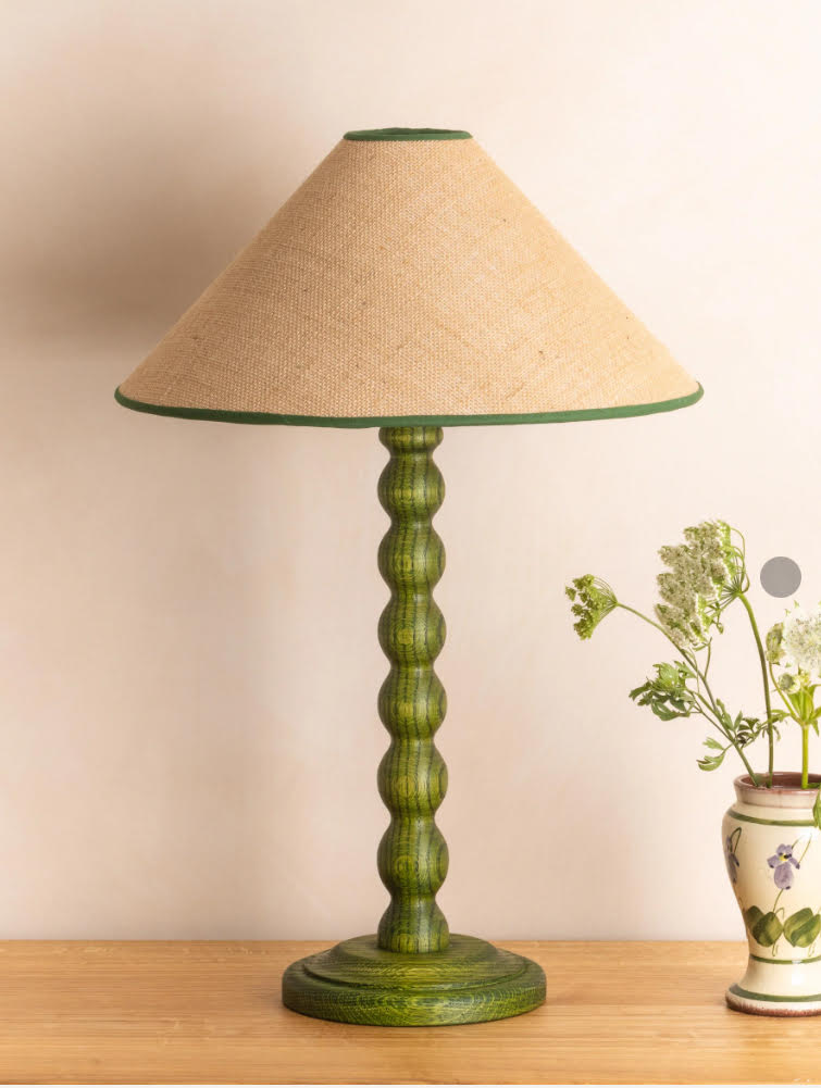 Natural Hessian Coolie Lampshade