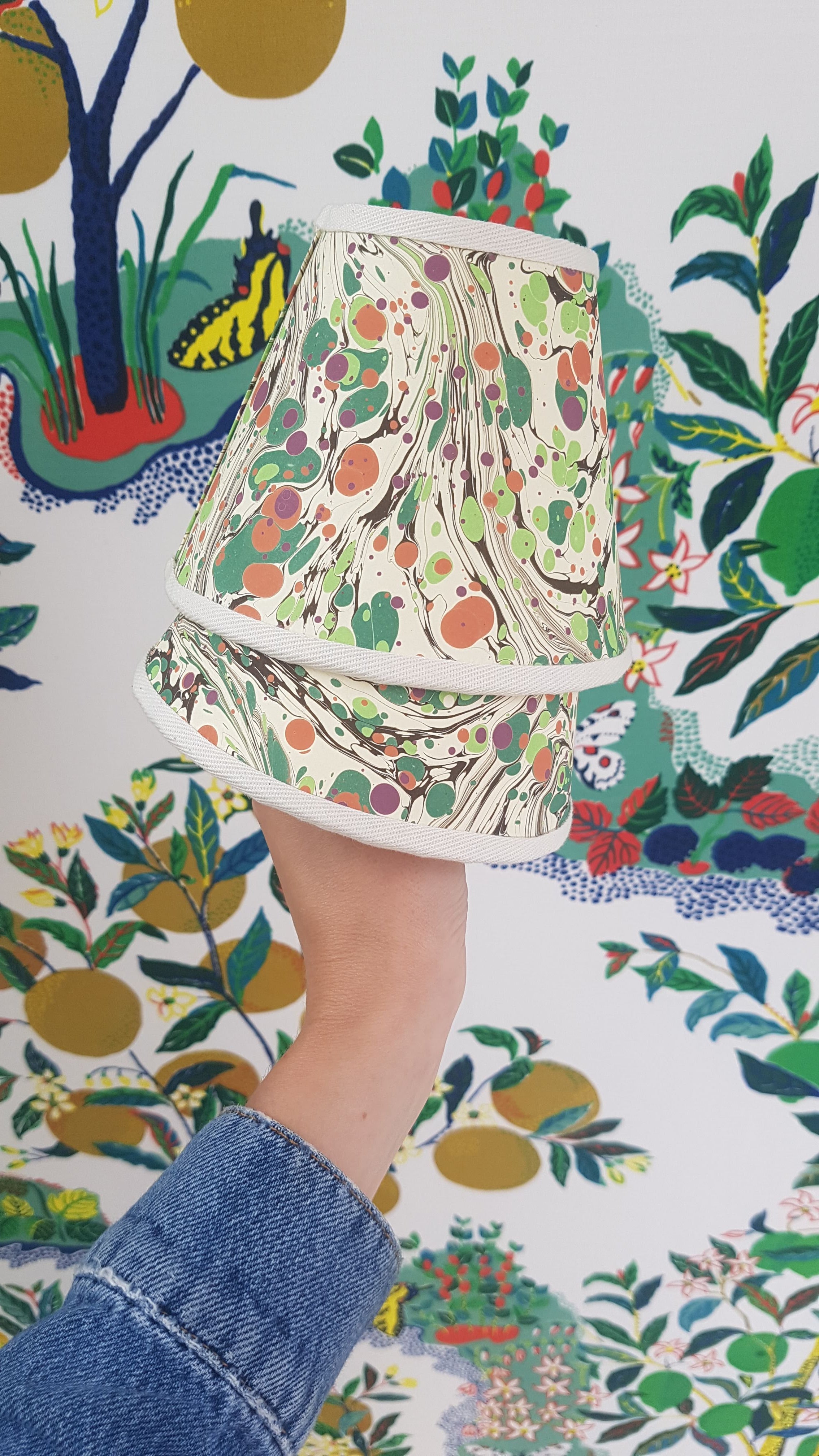 Bespoke Lampshade JL (Green #01)