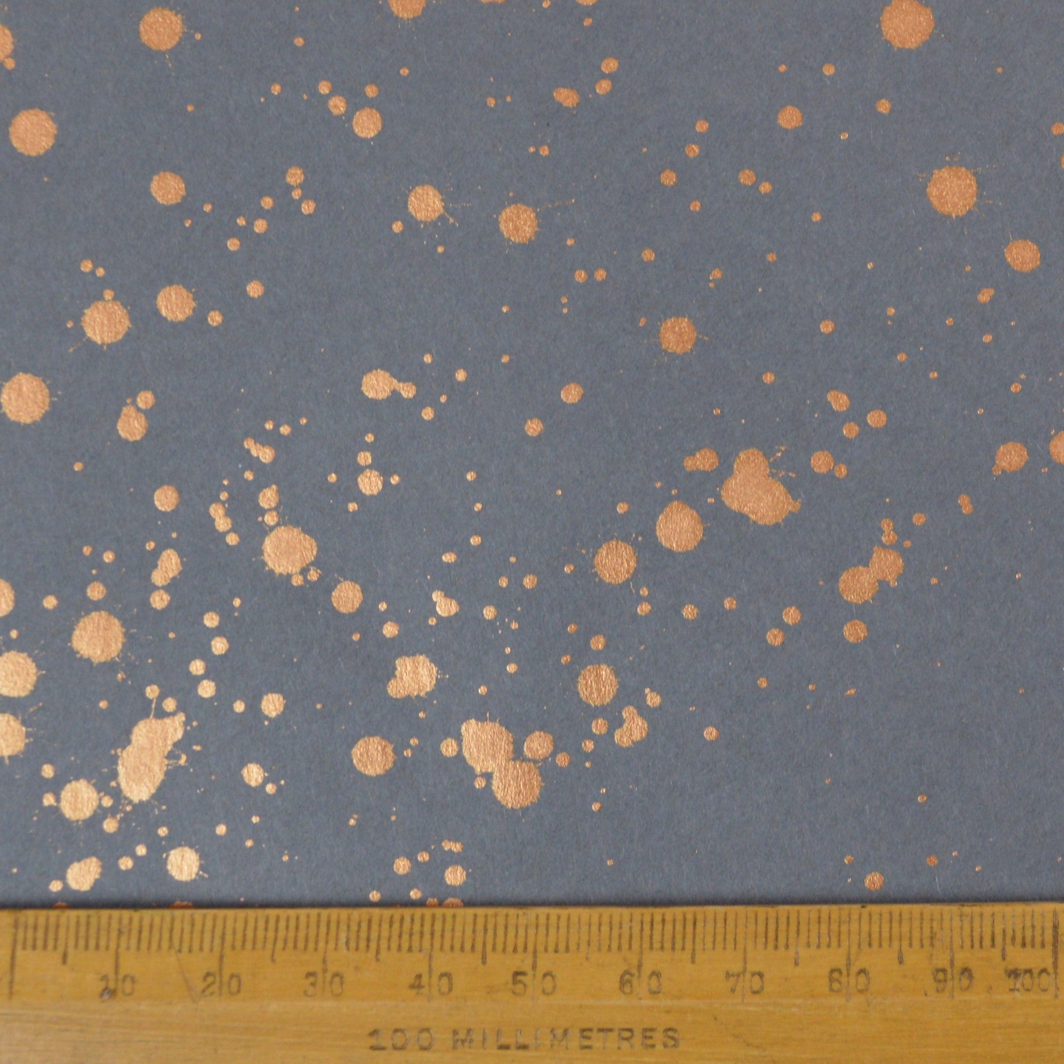 Grey splatter paper for Munro and Kerr wall lampshades