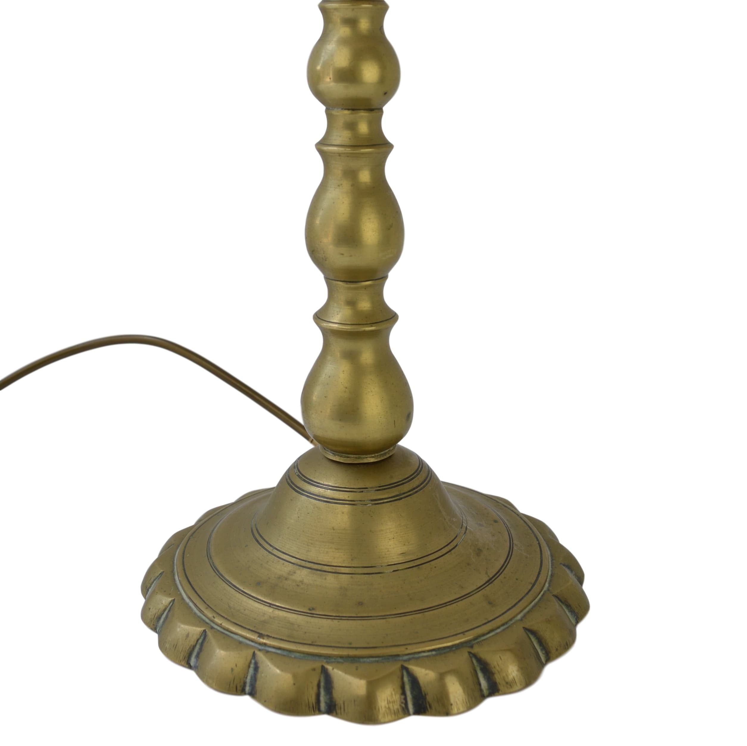 Munro and Kerr brass table lamp