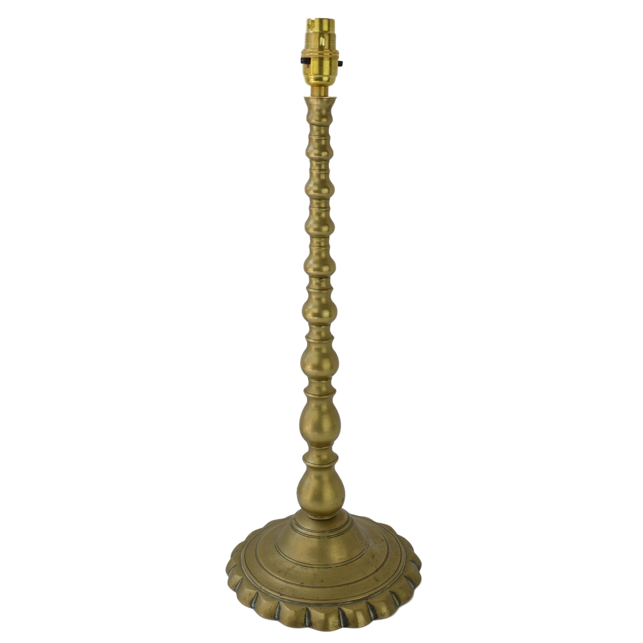 Munro and Kerr brass table lamp