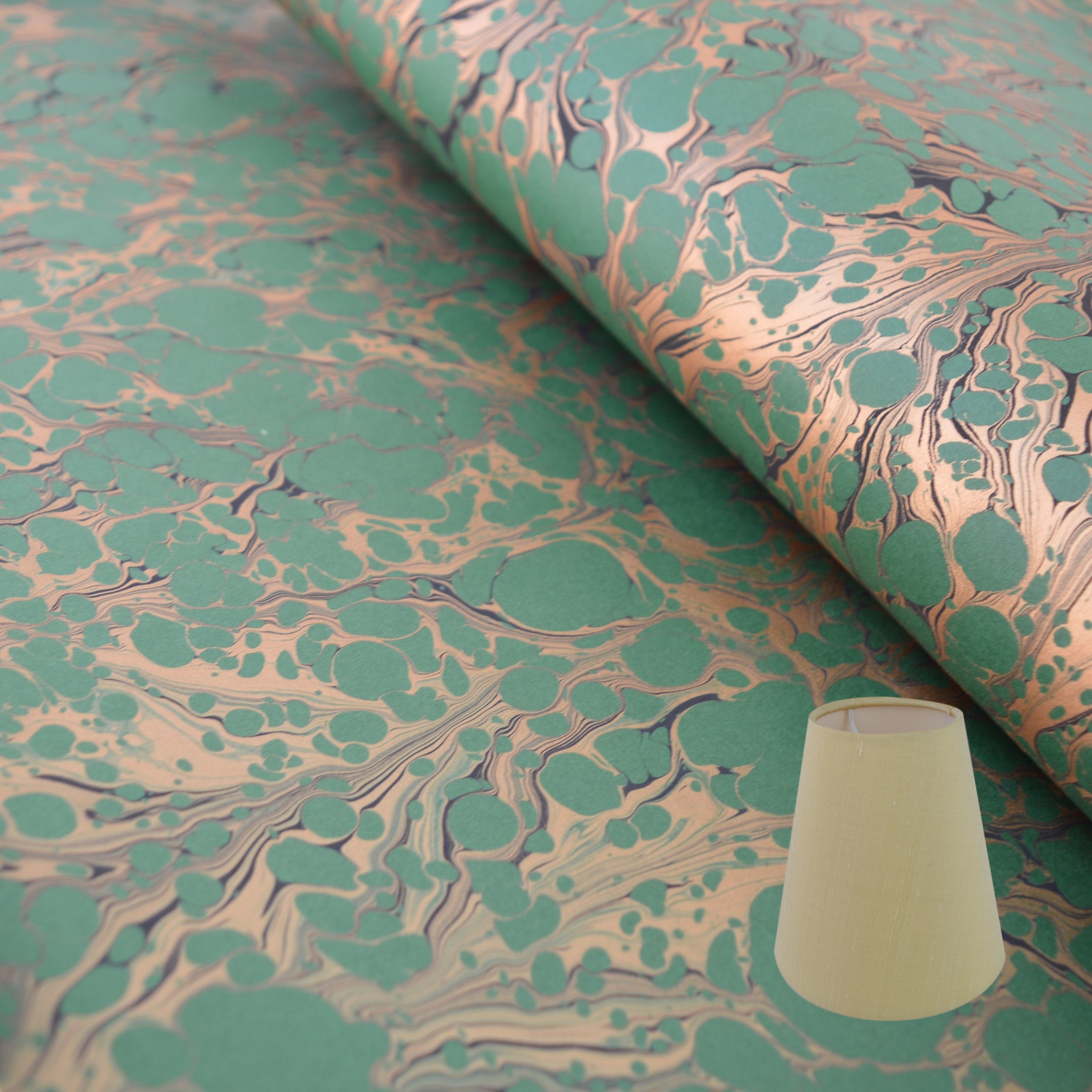 Bespoke Lampshade JL (Green #01)