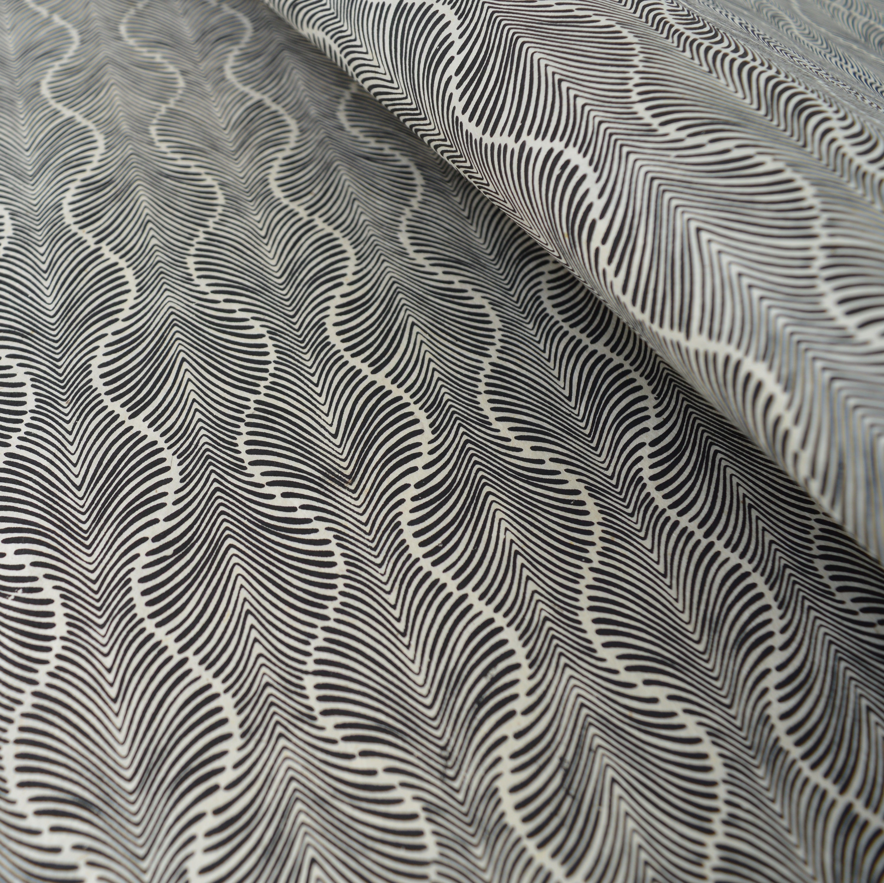 Monochrome #03 Printed Paper Wall Lampshade