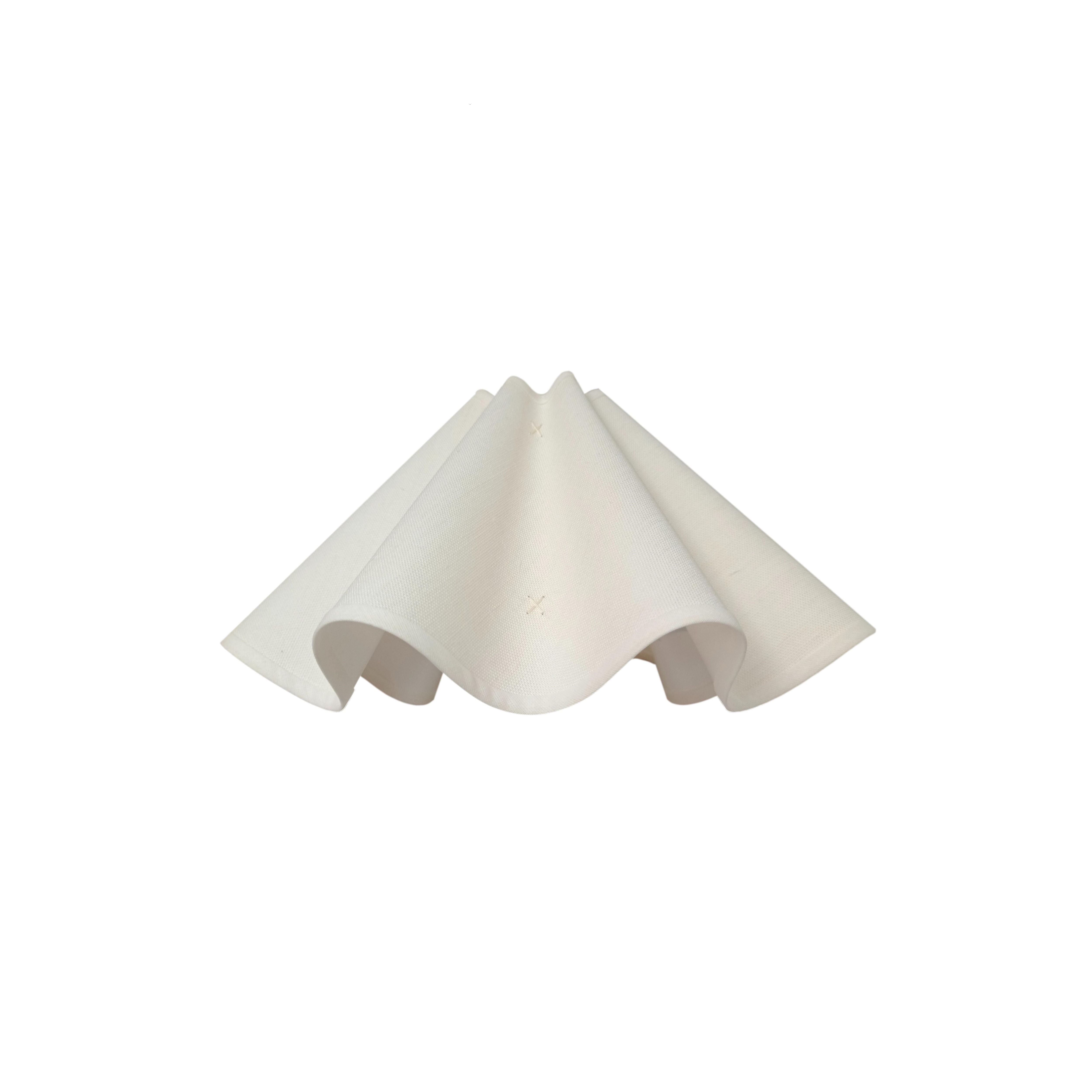 Baby Wavy Lampshade in Off White Cotton A Considered Space x Munro and Kerr