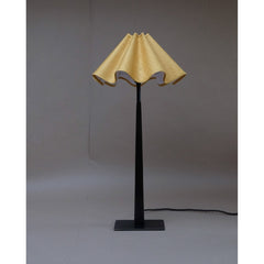 Baby Wavy Lampshade in Marigold silk A considered Space x Munro and Kerr