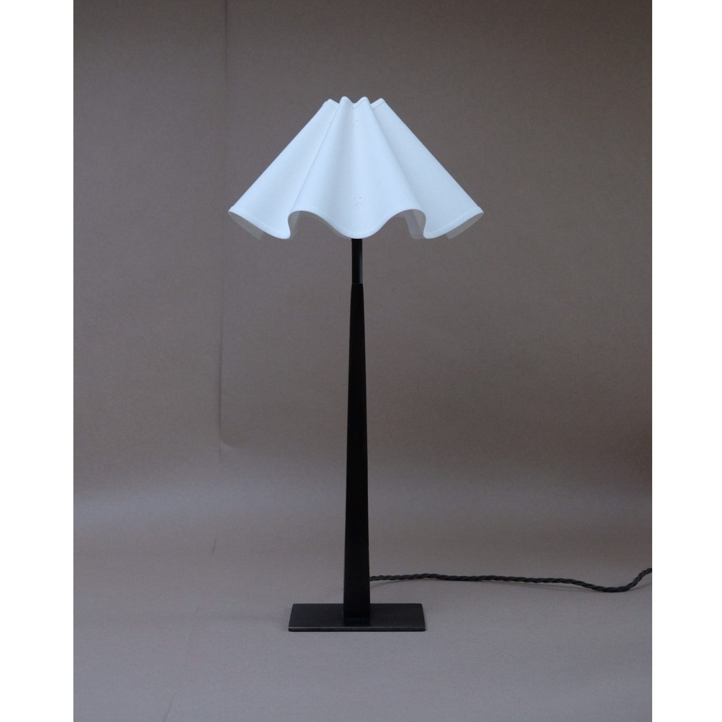 Baby Wavy Lampshade in Off White Cotton A Considered Space x Munro and Kerr