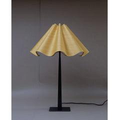 Wavy Lampshade in Marigold Silk A Considered Space x Munro and Kerr