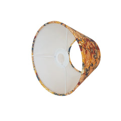 Munro and Kerr multicoloured marbled paper tapered empire lampshade