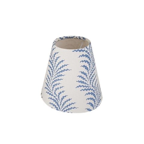 Munro and Kerr customers own material soane linen candle clip lampshade