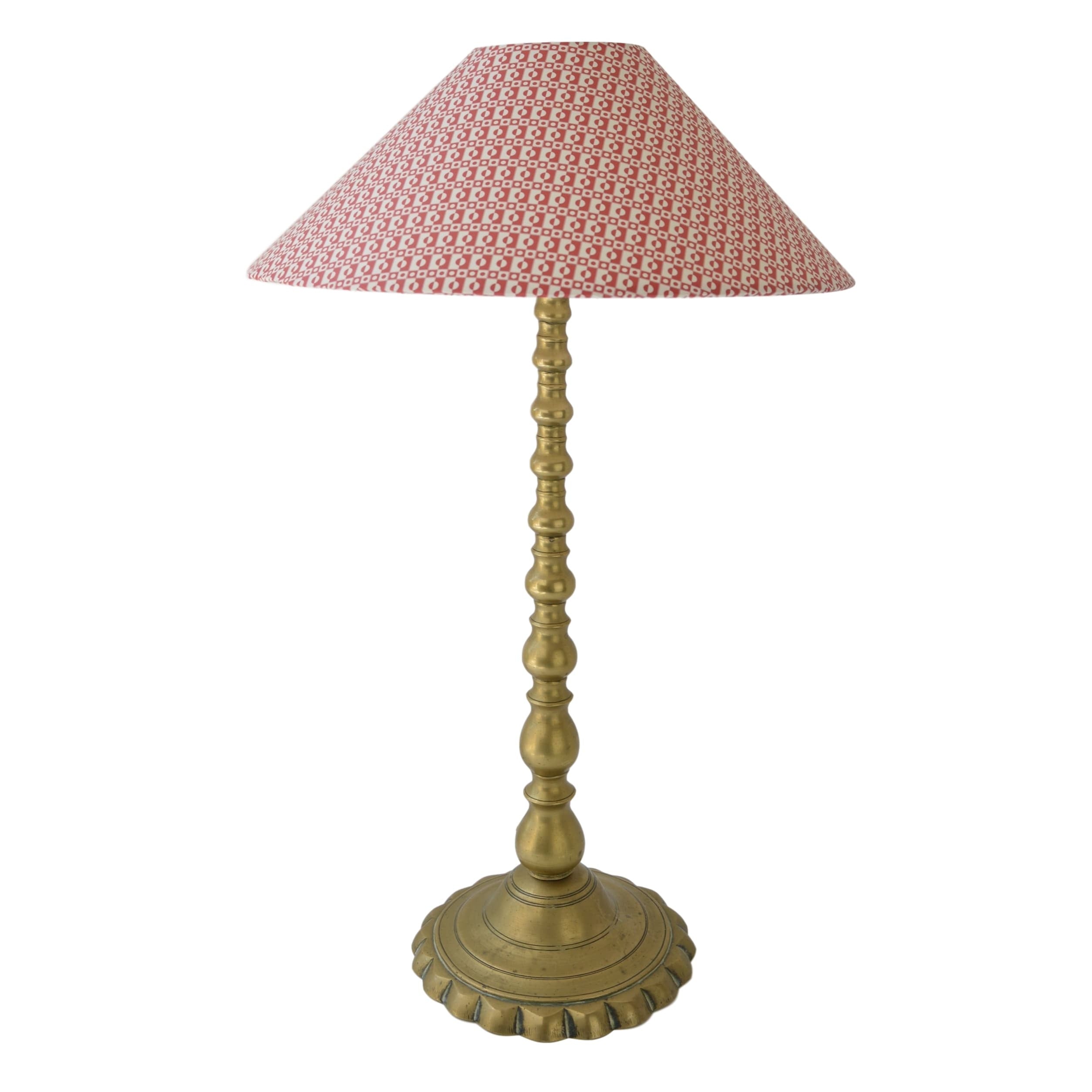 Munro and Kerr brass table lamp 