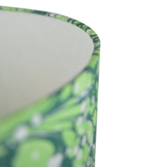 Green #06 Marbled Paper Drum Lampshade